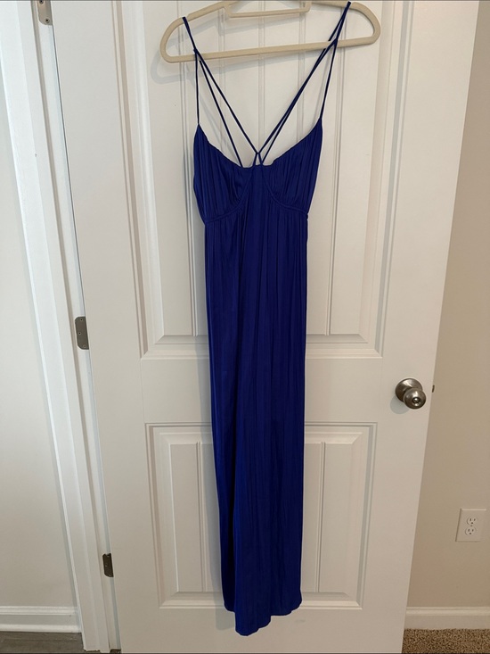 Anthropologie Dresses & Skirts - Anthropologie Royal Blue Strappy Maxi Dress
